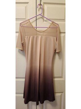 Weissman D10476 When We're Older Ombre Mesh Tunic Dress Dance Costume Size AXL